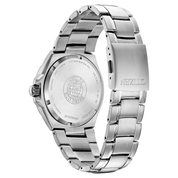 Citizen Paradigm WR100 Eco Drive Watch with Blue Dial