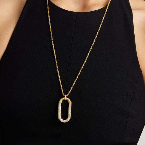 Dean Davidson Solene CZ Pave Pendant Necklace