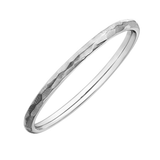 10K White Gold Chi Chi Hammered Band