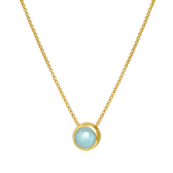 Dean Davidson Sky Blue Signature Midi Pendant Necklace
