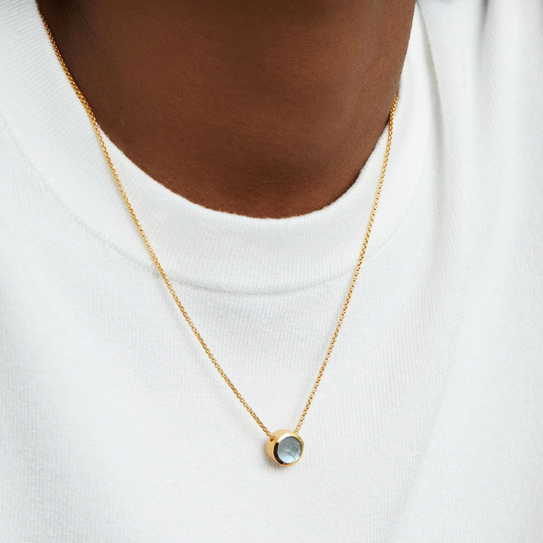 Dean Davidson Sky Blue Signature Midi Pendant Necklace