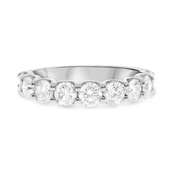 14K White Gold 2.00CTW Diamond Band