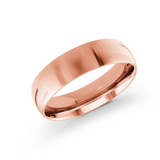 10K Rose Gold 6mm Size 10 Classic Wedding Band