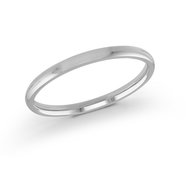 10K White Gold Wedding Band Size 5.75