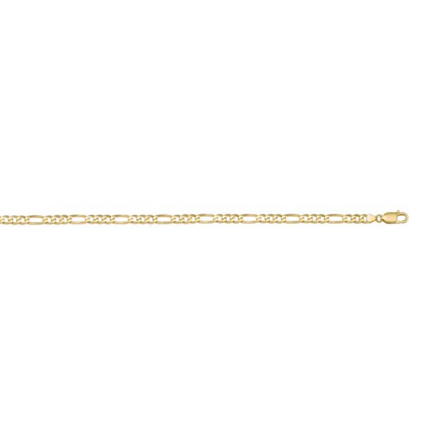 10K Yellow Gold 20" Figaro Chain