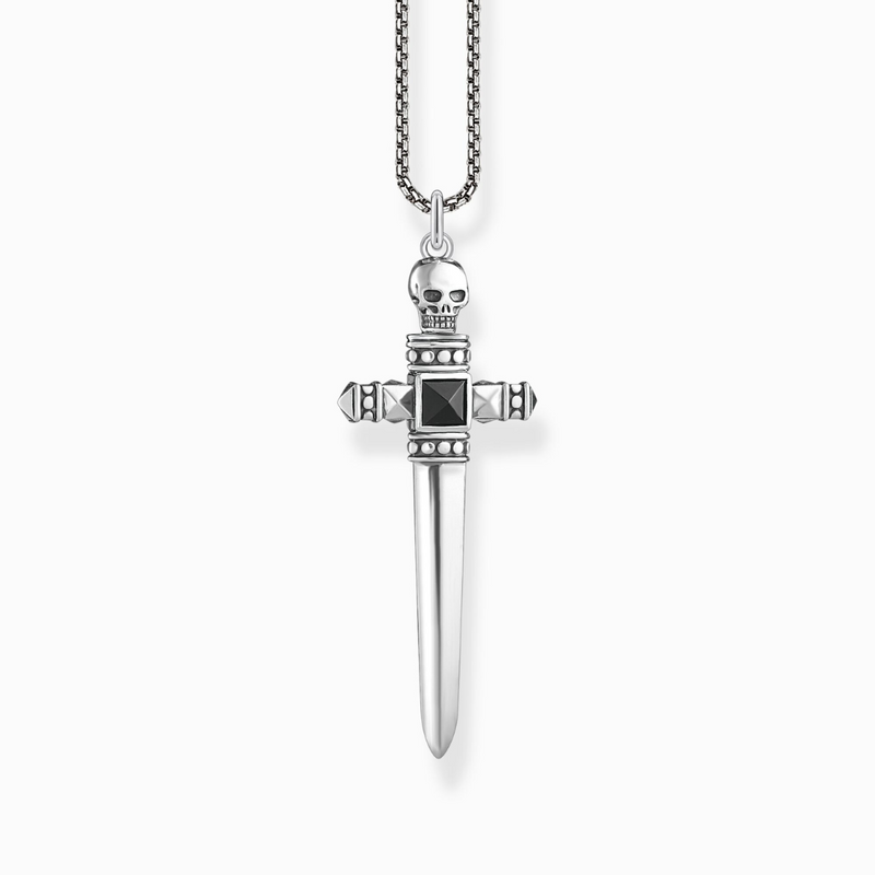 Thomas Sabo Skull Sword Pendant on Chain