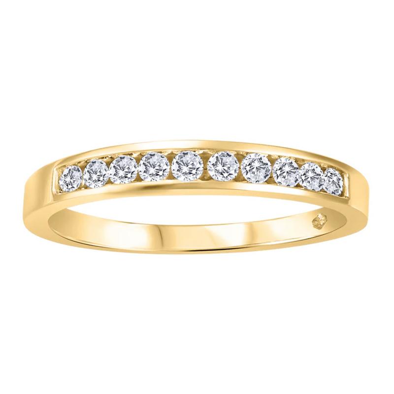 14K Yellow Gold .33ctw Diamond Band