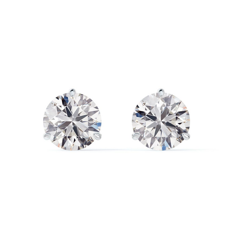 Forevermark 18K White Gold .80ctw Classic Diamond Stud Earrings