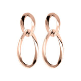 Bronzallure 18K Rose Gold Plated Dangle Earrings