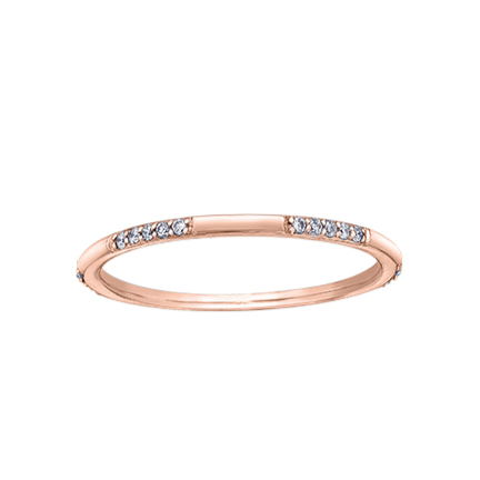 10K Rose Gold Chi Chi Classic Diamond Ring