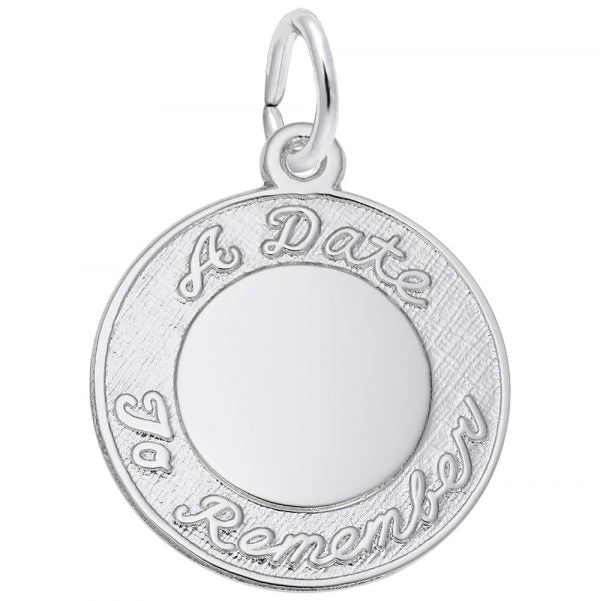 Sterling Silver A Date To Remember Charm