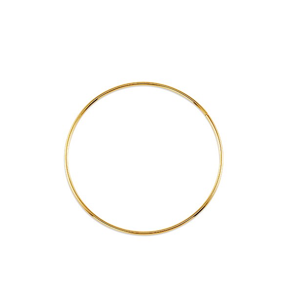 10K Yellow Gold 40mm Sleepers