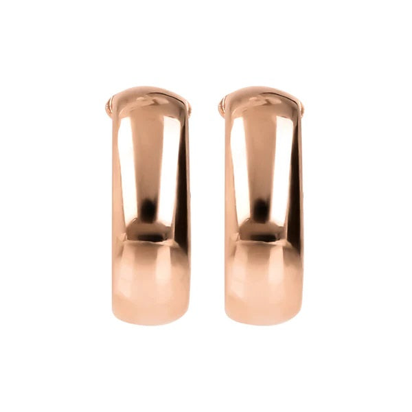 Bronzallure 18K Rose Gold Plated Small Hoops