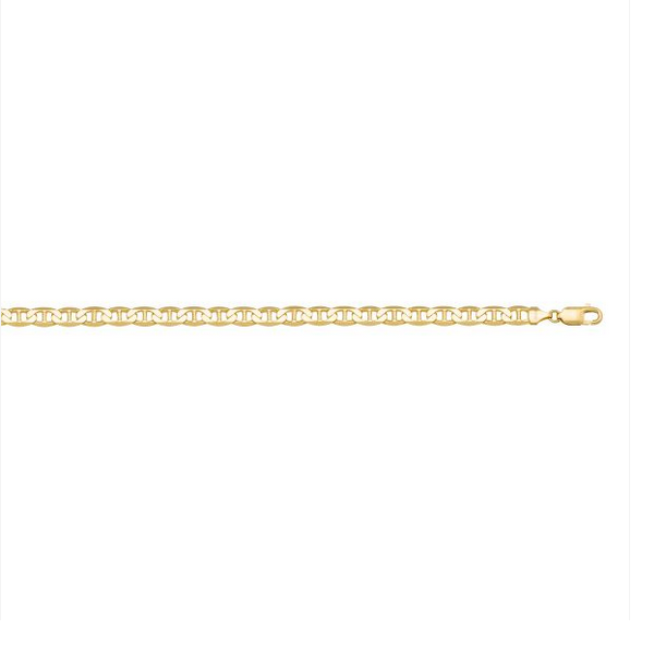 10K Yellow Gold 20" Flat Anchor Chain