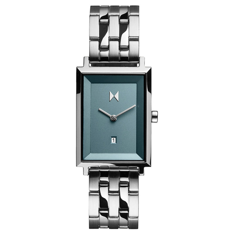 MVMT Rectangle Blue Face Watch