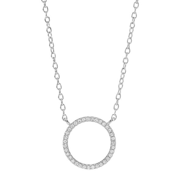 Joanli Nor Anna Silver Circle Necklace
